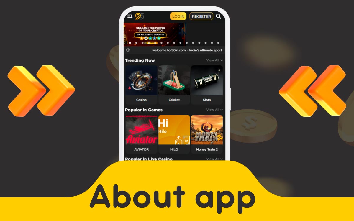 96in betting app