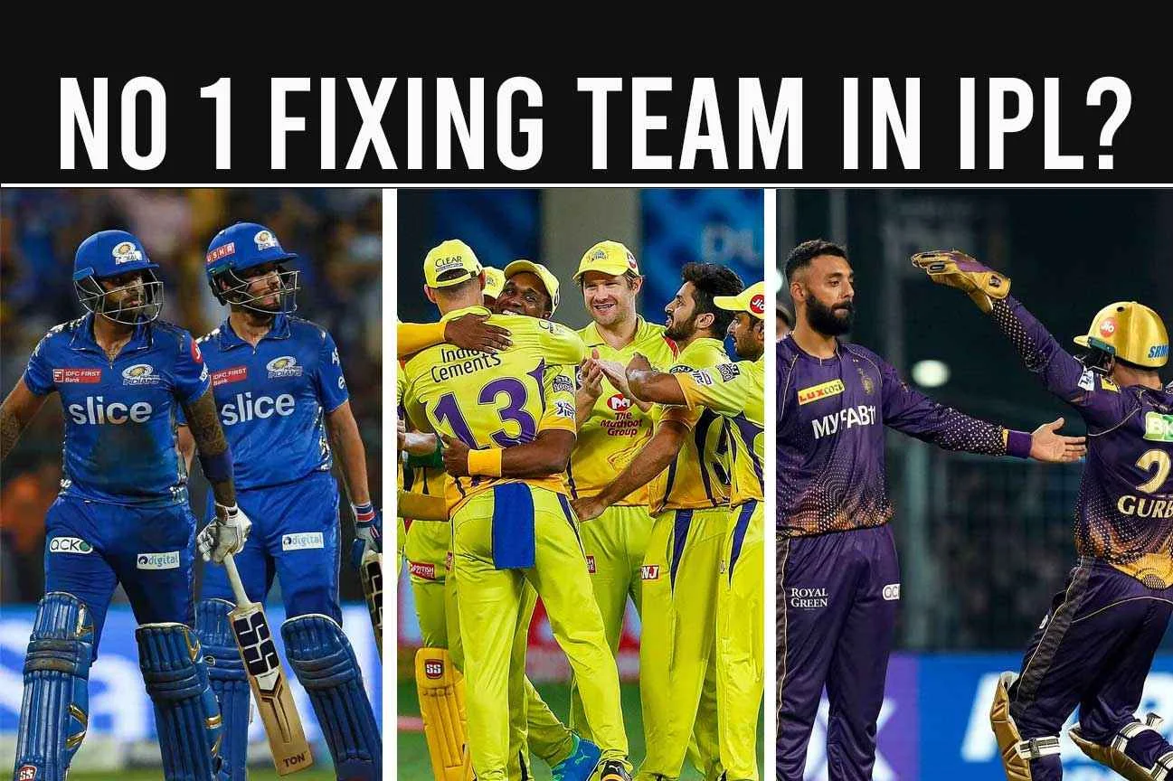 no.1 fixing team in ipl